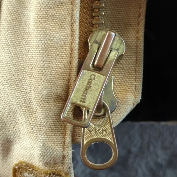 Vintage Y2K Carhartt Jacket Mens XL Brown Duck Quilt C03 Arctic Coat Grunge Fade - Picture 6 of 16